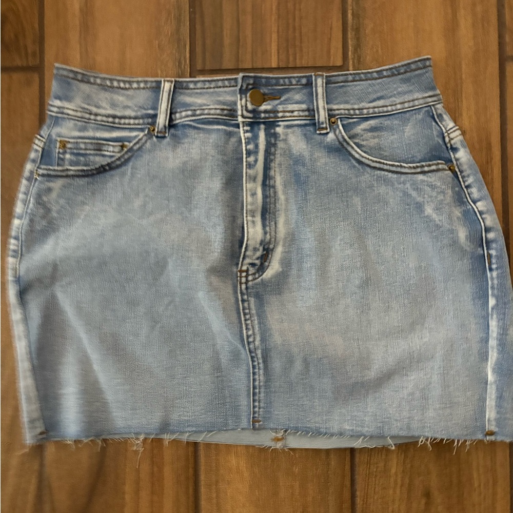 Denim Mini Skirt